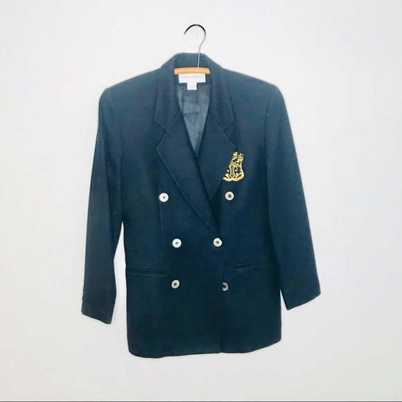 Vintage Crest Double Breasted Oversized Blazer - Picture 3 of 3